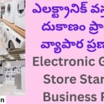 Electronic Goods Store Startup Business Plan